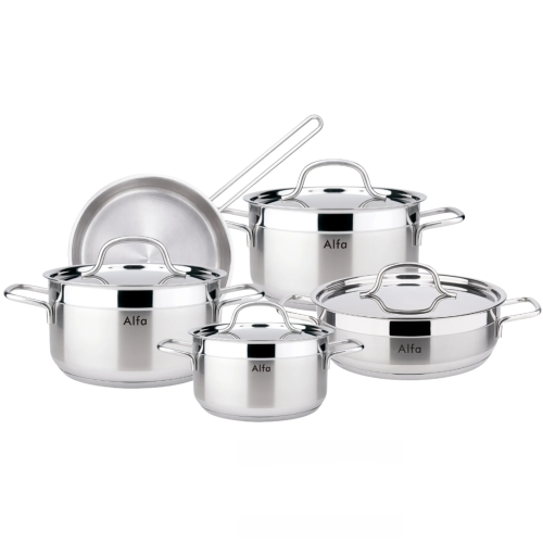 Set of 9 Turkish Stanley Steel Alpha Original