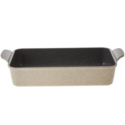 صواني كوري جرانيت مستطيل وسط بيج