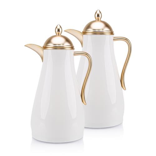 ثلاجات غزالة طقم 2 حبه بيج ذهبي