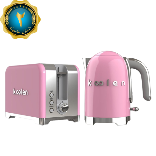 غلاية كهربائية كولين إصدار محدود 1.7 لتر وردي + مح...