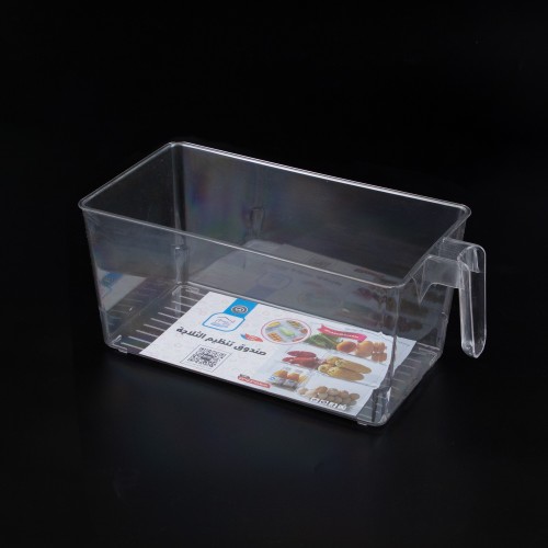 صندوق تخزين للثلاجة اكريلك بيد