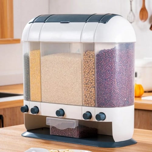 صندوق تخزين حبوب اوتماتيك مع درج علوي