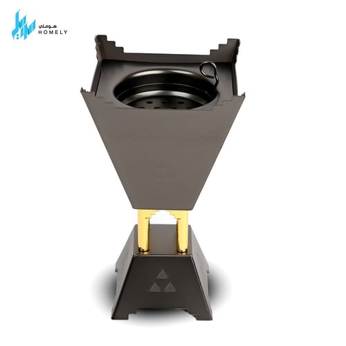 مبخرة الديوانية صغير مطفي اسود ذهبي