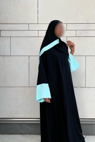 Two-tone -Black & tiffany blue