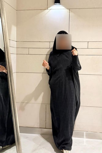 Half Bisht – Washed Silk with Jacquard Texture in...