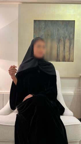 Black BISHT with Bell Sleeves Lined in Silk