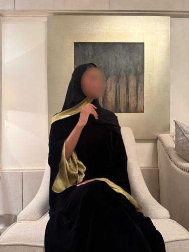 Black Velvet A line with Bell Sleeves Lined in Yellow Chiffon