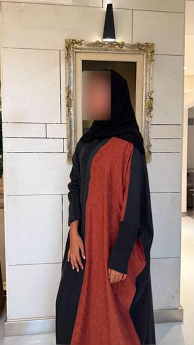 Half Bisht Abaya – Washed Japanese Silk in Black &...
