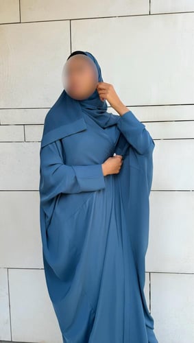 SLATE BLUE half bisht