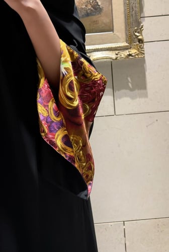 Black A line Abaya Lined with Pure black Silk in G...