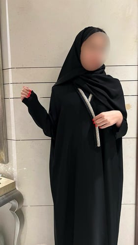 Half Bisht with Fringe Collar