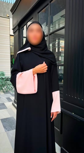 Two-tone -Baby Pink & Black