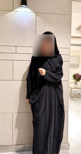 Half Bisht – Washed Silk with Jacquard Texture in...