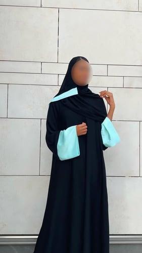 Two-tone -Black & tiffany blue