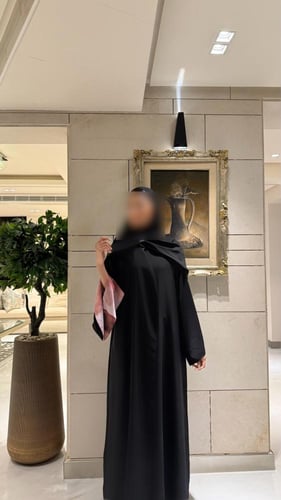 Black A line Lined In Black Pink Print