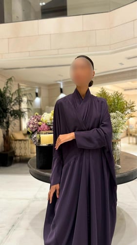 Purple half bisht