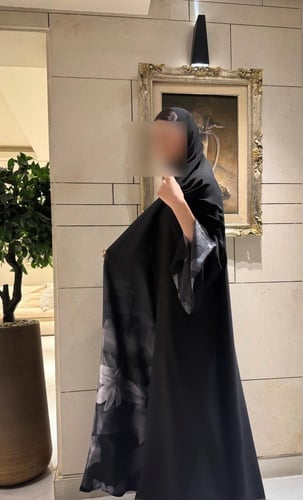 Black A line Lined In Black Gray Silver Print