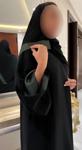 Wide Sleeve Lined in Olive