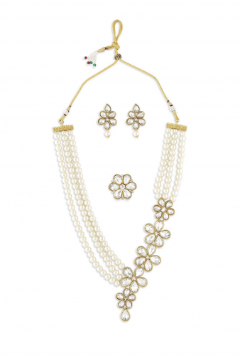 Gold-Plated Pearl JAccessory Set