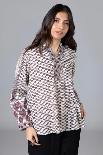 Printed Cotton Blouse