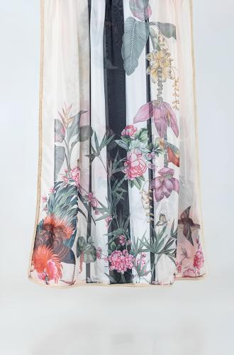 شال حرير ملون