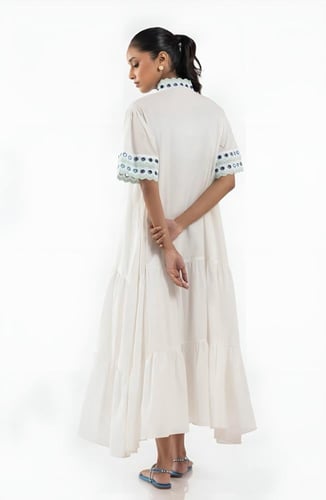 فستان قطن انيق