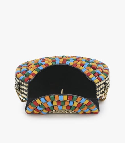 Colorful Embellished Clutch