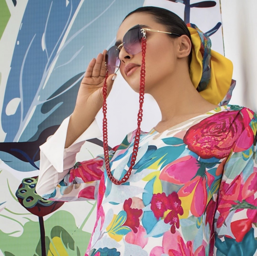 Colored Printed Blouse