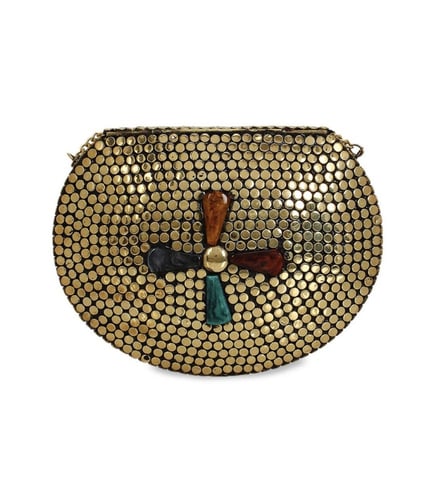 Multicoloured Stones clutch