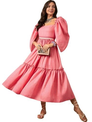 Fit & flared cotton dress