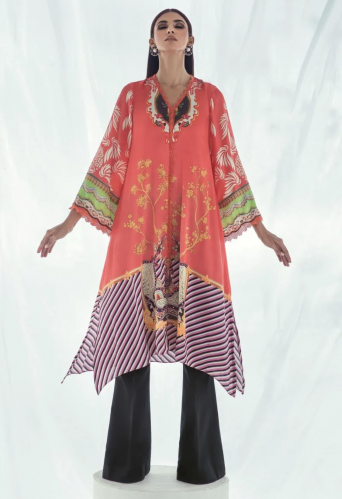 Multi-Hued Long Shirt