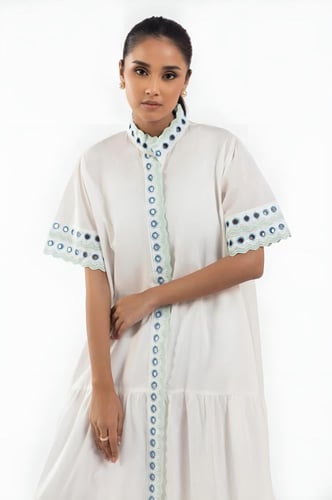 فستان قطن انيق