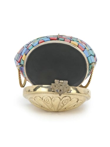 Multi-color Mosaic Clutch