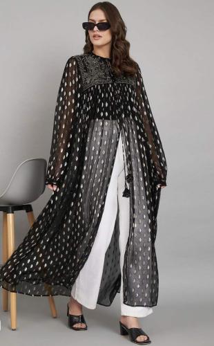 جاكيت طويل مشغول