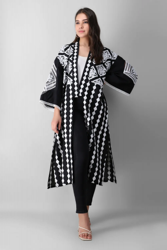 Embroidered long Jacket