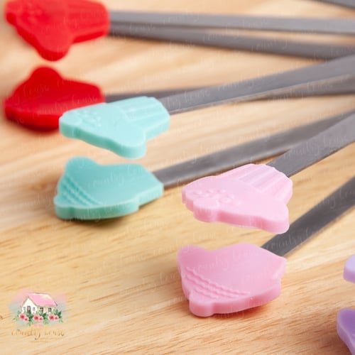 5951 ملقط سيليكون بشكل الكب كيك