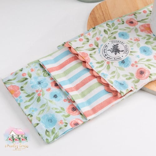 0973 طقم مفارش المنزل الريفي الهادئ