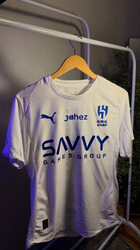 Al Hilal club white T-shirt 25/26 ("currently only available for players")