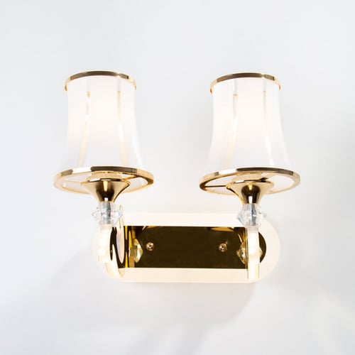 مصباح جداري بأذرع مضيئة مجوز ذهبي