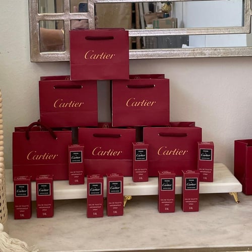 عطر كارتير مع كيس حبه واحدة