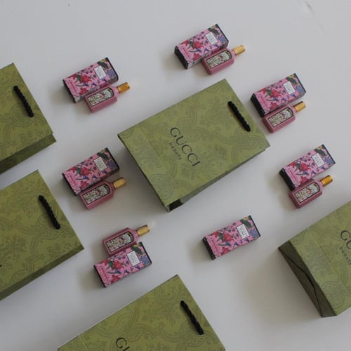 بكج (5)حبات مع أكياس قوتشي GUCCI عطر فلور جورجوس ج...