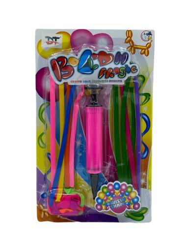 بالونات طويلة + منفاخ