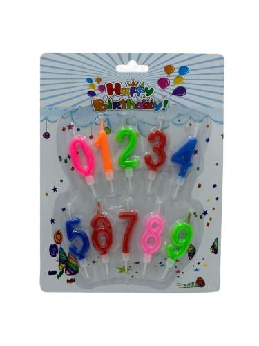 شمع حفلات أرقام