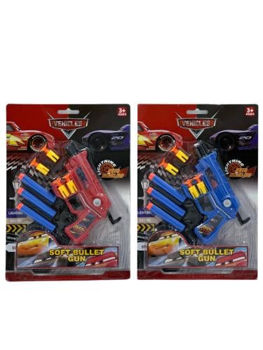 كرت مسدس مع طلقات اسفنج