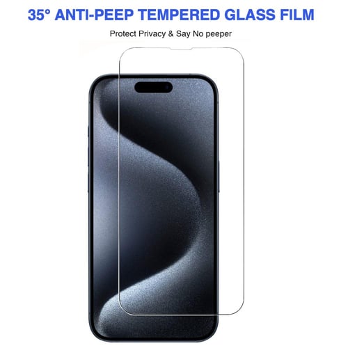 [3 قطع ] واقي حماية شاشة ايفون 15 برو 6.1 انش