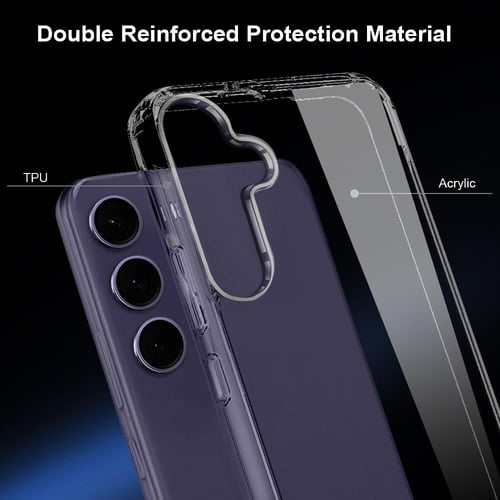 كفر جراب حماية سامسونج جالكسي اس 24 بلس شفاف