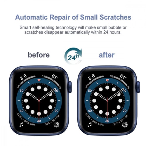 [ 3 قطع ] حماية شاشة ساعة ابل 40 مم الاصدار SE 6/5...