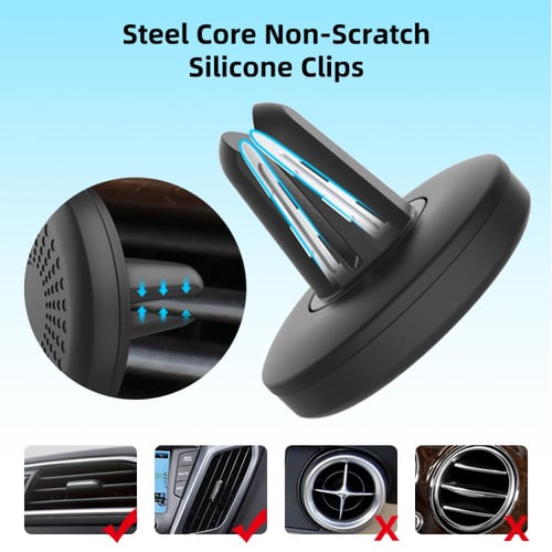 حامل جوال للسيارة مغناطيس قوي تثبيت على اللوحة الا...