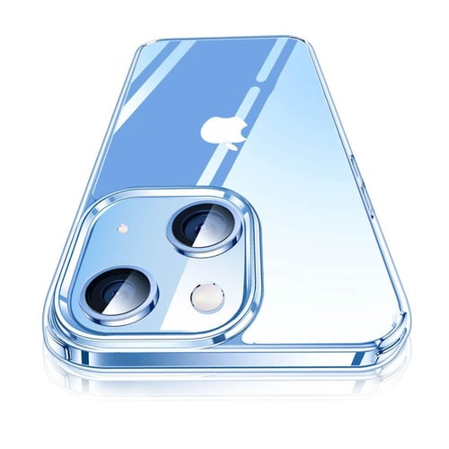 جراب كفر ايفون 15 شفاف كريستالي 6.1 انش