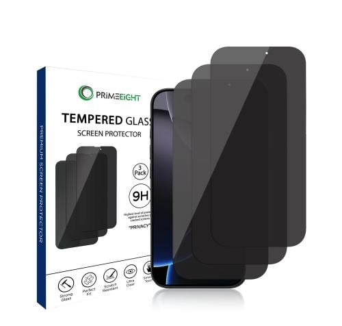 [3 قطع ] واقي حماية شاشة للخصوصية ايفون 16 برو 6.3...
